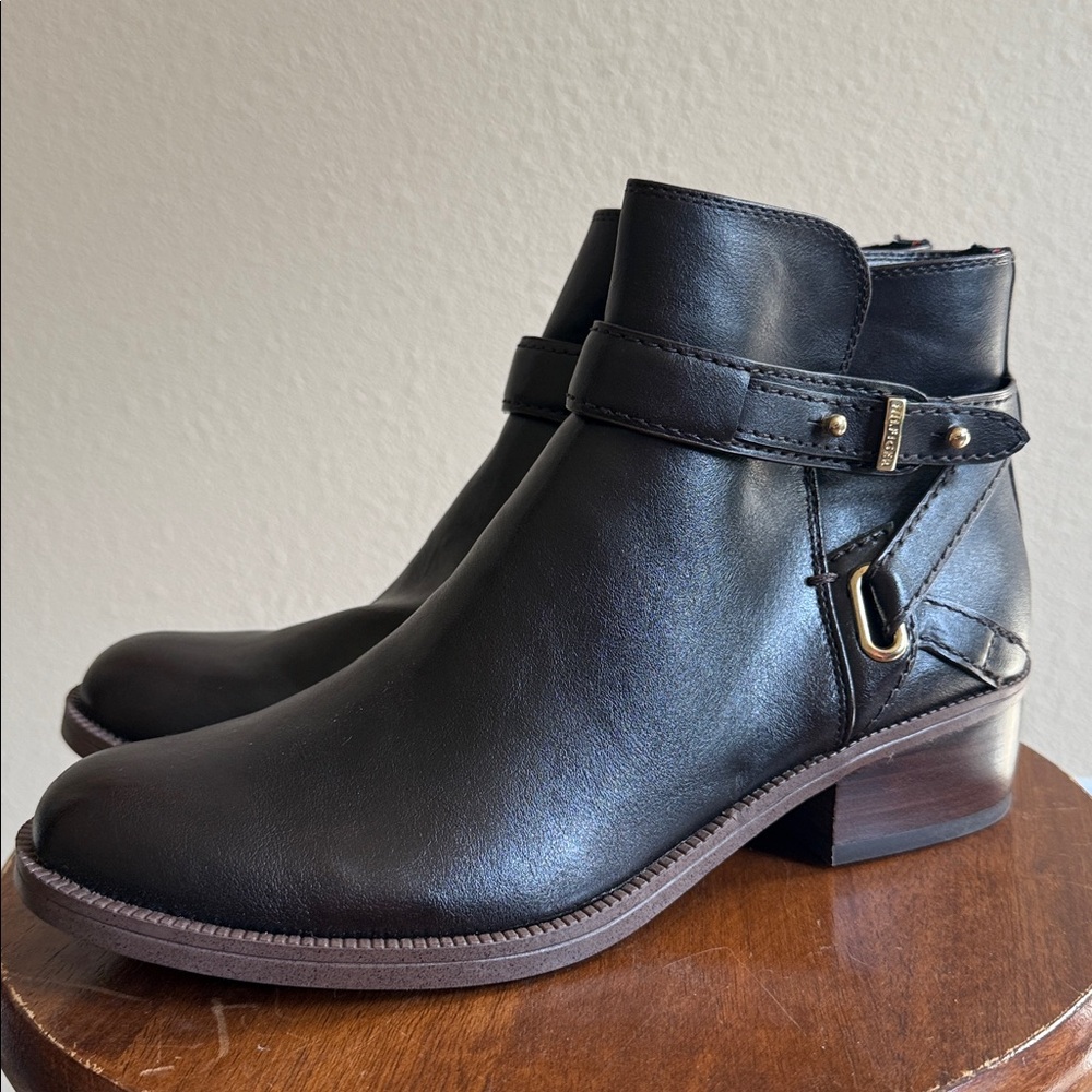 Tommy Hilfiger Black Ankle Boots